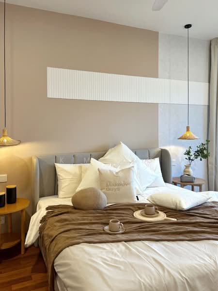 Service Residence for Rent at Renai Jelutong - Kim Ling - Master Bedroom - PropertyGuru.com.my