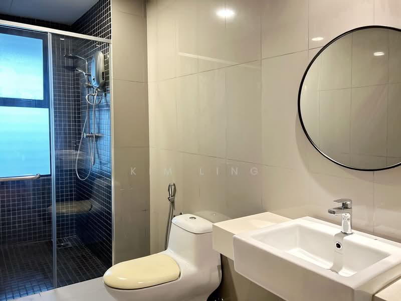 Service Residence for Rent at Renai Jelutong - Kim Ling - Master Bathroom - PropertyGuru.com.my