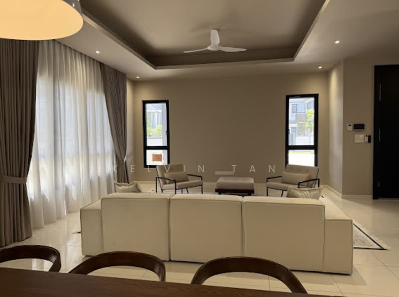 Rumah Berkembar untuk Dijual di Telok Panglima Garang (Selangor) - Kelvin Tan - Living Room - PropertyGuru.com.my