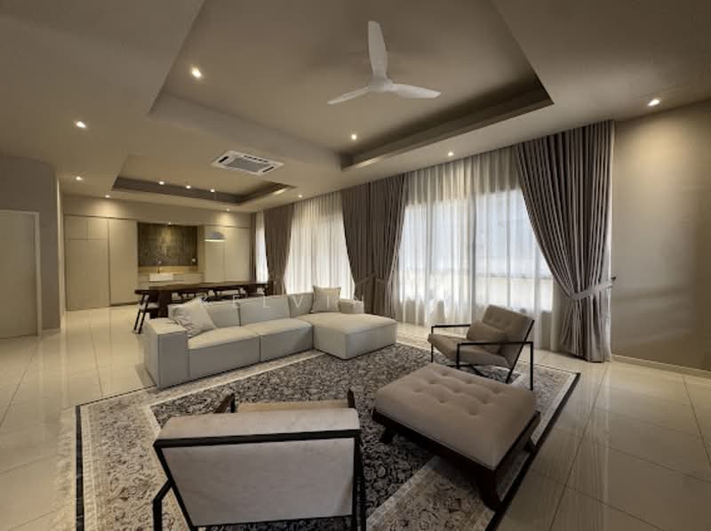 Rumah Berkembar untuk Dijual di Telok Panglima Garang (Selangor) - Kelvin Tan - Living Room - PropertyGuru.com.my