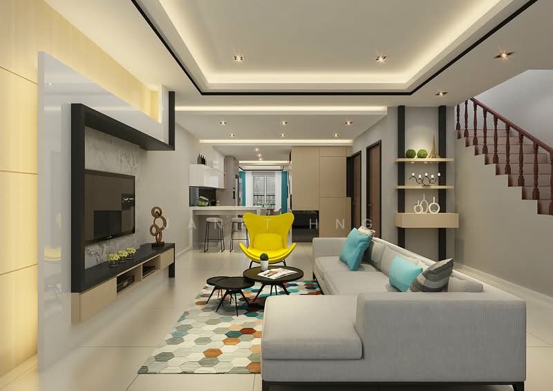 Rumah Teres 2 Tingkat untuk Dijual di Alam Impian (Shah Alam) - Janet Hng - Living Room - PropertyGuru.com.my