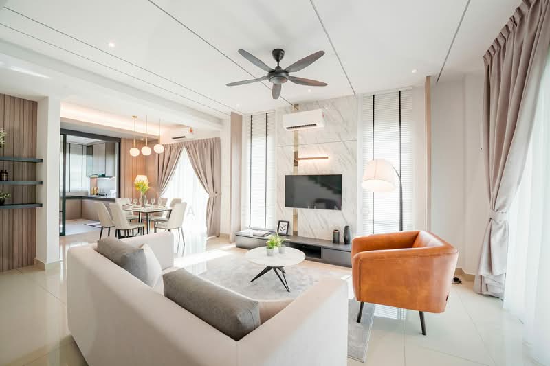 Rumah Teres 2 Tingkat untuk Dijual di Alam Impian (Shah Alam) - Janet Hng - Living Room - PropertyGuru.com.my