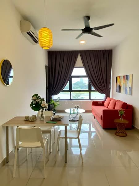 Kondominium untuk Disewa di Lakeville Residence - Keira Low - Living Room - PropertyGuru.com.my