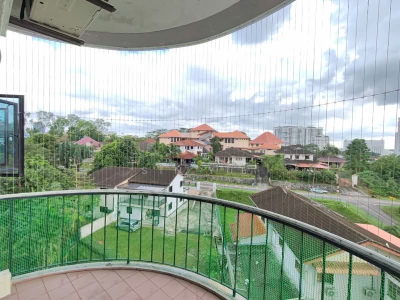 Kondominium untuk Dijual di Palm Garden Condominium - Sin Yie - Balcony - PropertyGuru.com.my