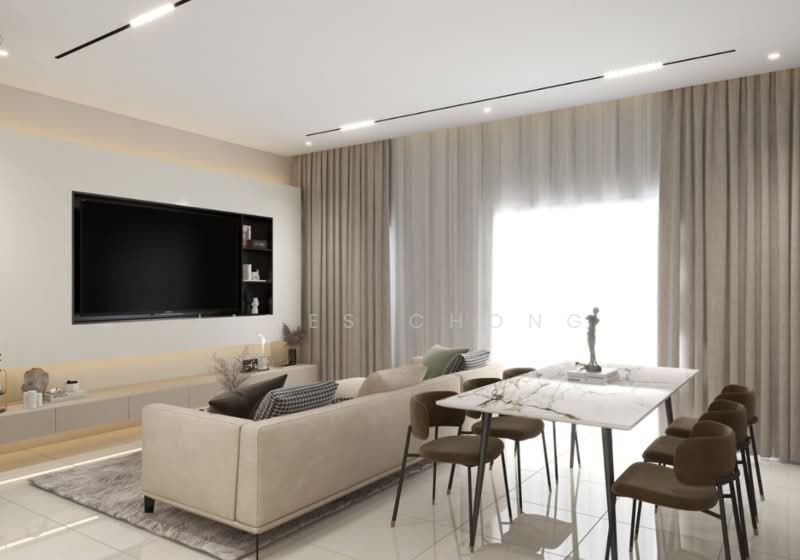Condominium for Sale at La Thea Residences - James Chong - Living Room - PropertyGuru.com.my