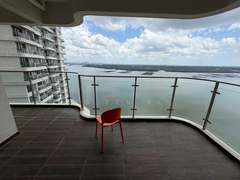 Kondominium untuk Dijual di Bay Laurel @ Country Garden Danga Bay - NG ZEN XI - Balcony - PropertyGuru.com.my