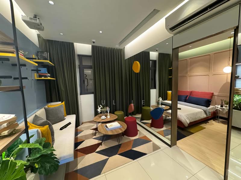 Service Residence for Sale at NARA at Shorea Park - Paul Lee - Living Room - PropertyGuru.com.my