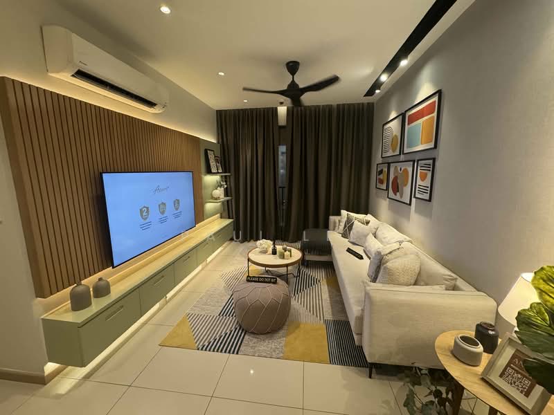 Service Residence for Sale at NARA at Shorea Park - Paul Lee - Living Room - PropertyGuru.com.my