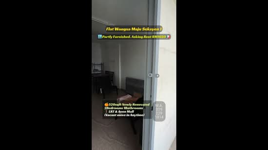 Flat for Rent at Seksyen 1 Wangsa Maju Flat - Wincent Chuah - PropertyGuru.com.my