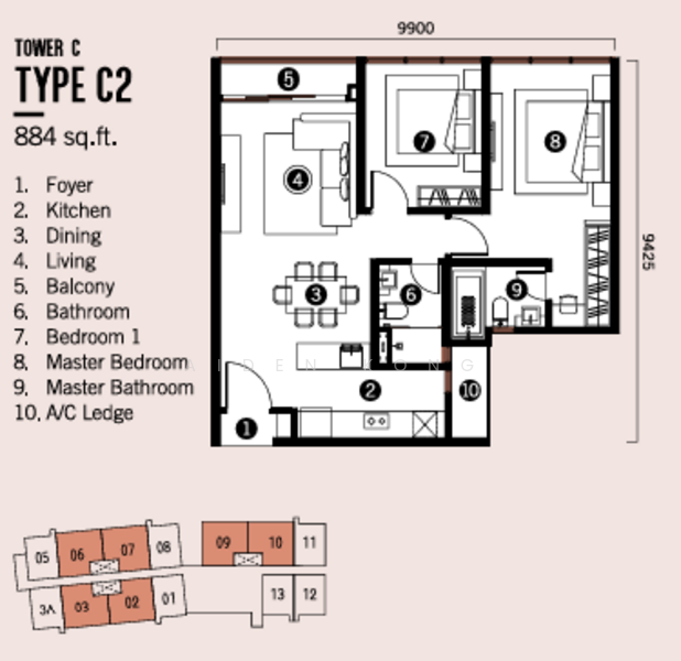 Service Residence for Sale at Millerz Square Serviced Residence - Aiden Kong - PropertyGuru.com.my