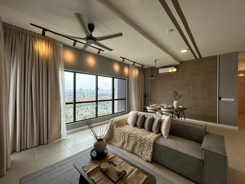 Service Residence for Rent at Maya Ara Residences - Zyang Loo - Living Room - PropertyGuru.com.my