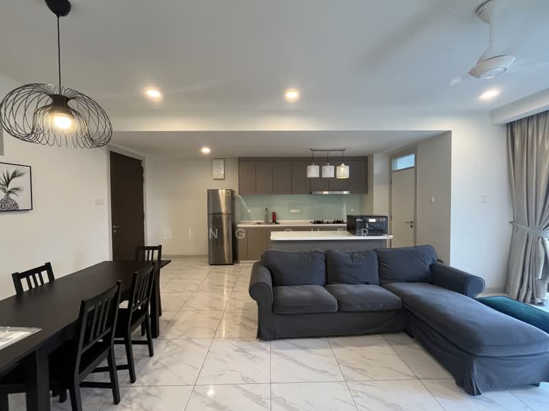 Kondominium untuk Disewa di South Brooks - Bing Cher - Living Room - PropertyGuru.com.my