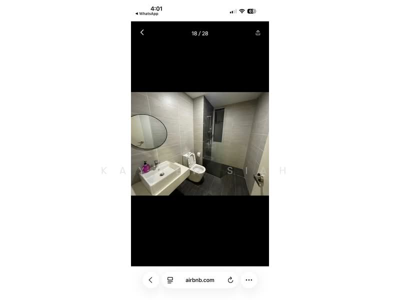 Service Residence for Rent at Trion 2 @ KL - Kayden Siah - Bathroom - PropertyGuru.com.my