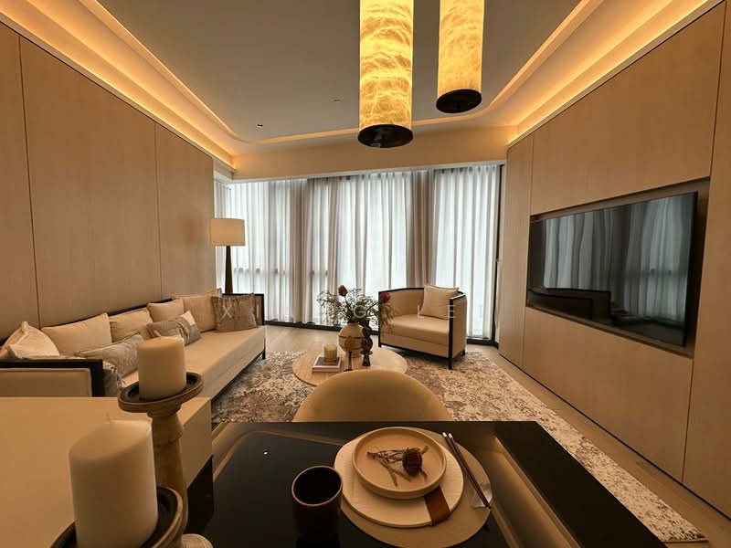 Servis Apartment untuk Dijual di Star Residences Two - Xiang Lee - Living Room - PropertyGuru.com.my