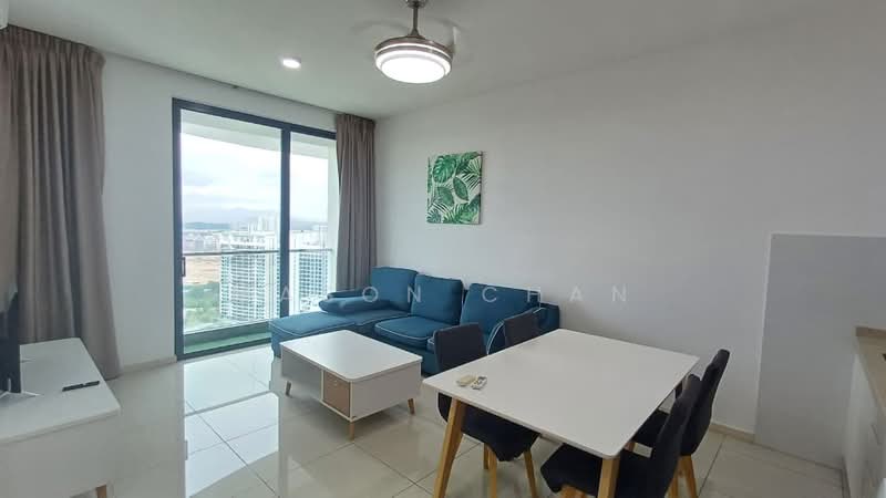 Servis Apartment untuk Disewa di The M @ Medini Macrolink - Mason Chan - Living Room - PropertyGuru.com.my
