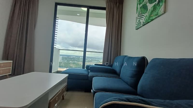 Servis Apartment untuk Disewa di The M @ Medini Macrolink - Mason Chan - Living Room - PropertyGuru.com.my
