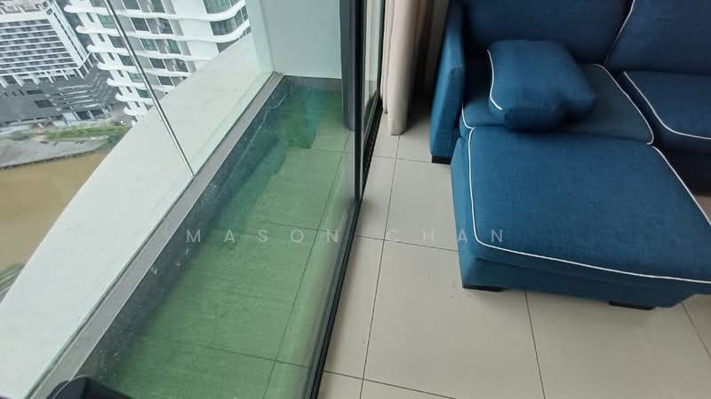 Servis Apartment untuk Disewa di The M @ Medini Macrolink - Mason Chan - Balcony - PropertyGuru.com.my
