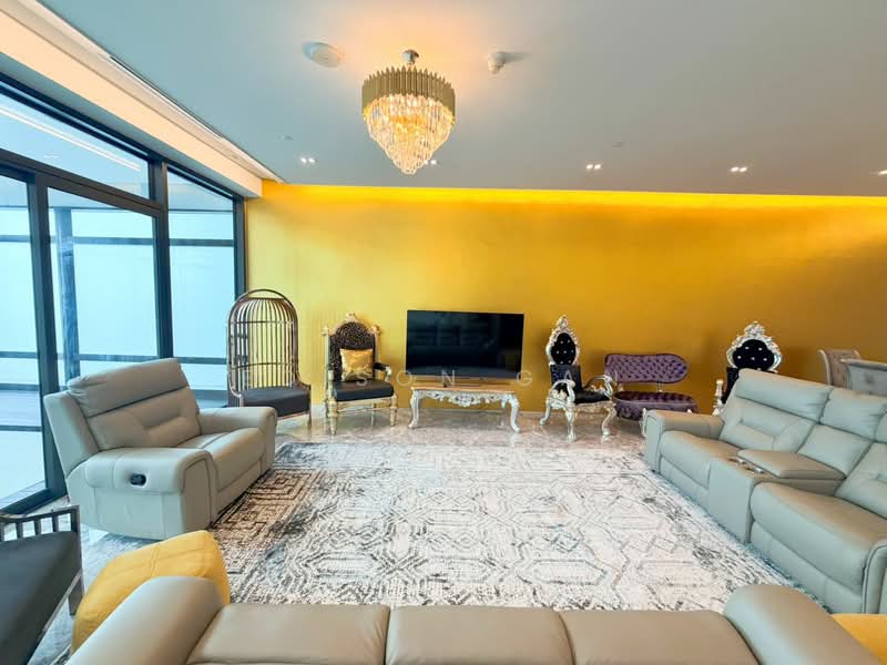 Service Residence for Rent at Four Seasons Place - Edison Gan - Living Room - PropertyGuru.com.my