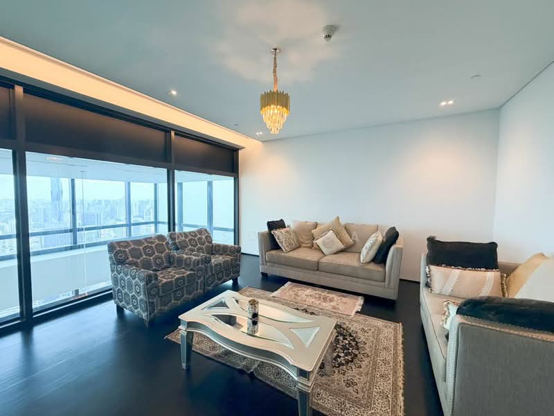 Service Residence for Rent at Four Seasons Place - Edison Gan - Living Room - PropertyGuru.com.my