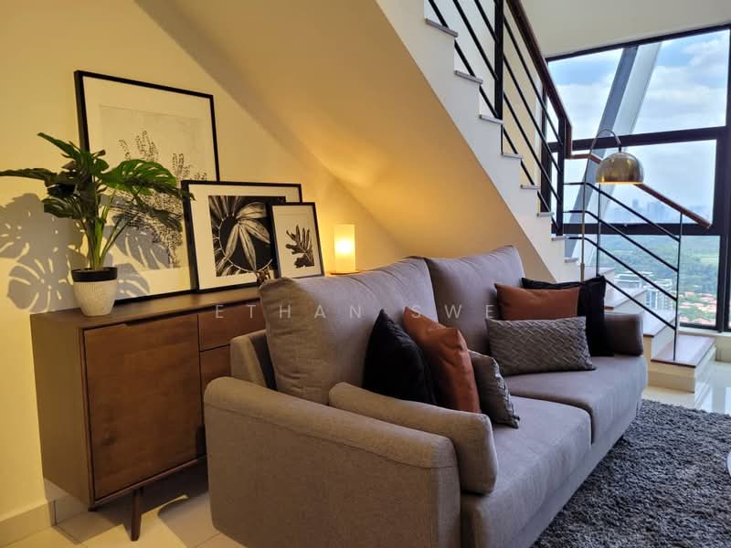 Servis Apartment untuk Disewa di Arte Mont Kiara - Ethan Swe - Living Room - PropertyGuru.com.my