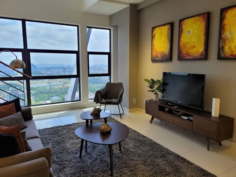 Servis Apartment untuk Disewa di Arte Mont Kiara - Ethan Swe - Living Room - PropertyGuru.com.my