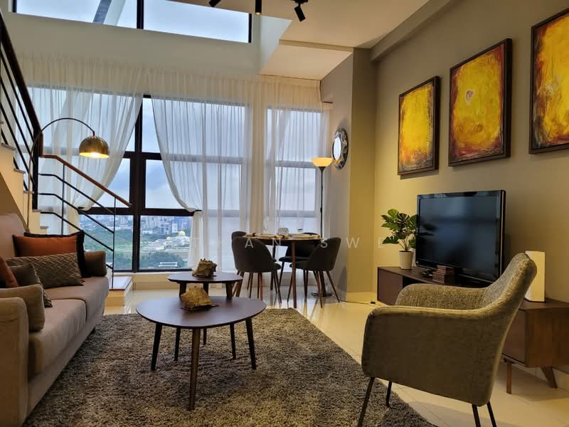 Servis Apartment untuk Disewa di Arte Mont Kiara - Ethan Swe - Living Room - PropertyGuru.com.my