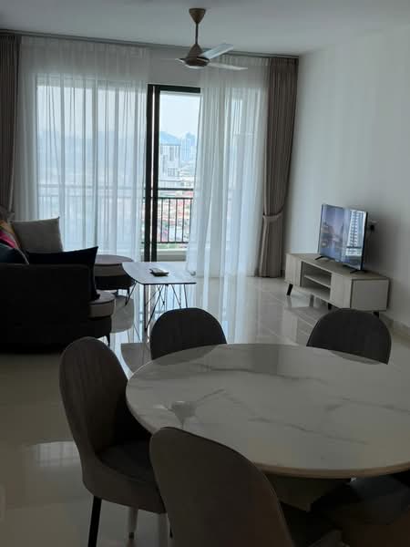 Service Residence for Rent at Baron Residence @ Lake City - Ken . - Living Room - PropertyGuru.com.my