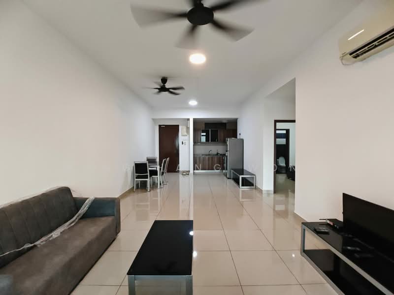 Servis Apartment untuk Dijual di D'Secret Garden (Pangsapuri Kempas Indah) - Meng Hang Wong - Living Room - PropertyGuru.com.my