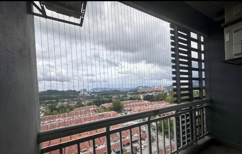 Kondominium untuk Disewa di Permata Residences - Jenson Low - Balcony - PropertyGuru.com.my