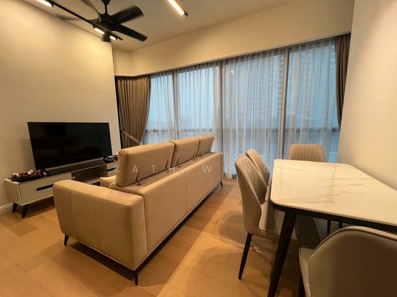 Servis Apartment untuk Disewa di TRX Residences - Kath Wong - Living Room - PropertyGuru.com.my