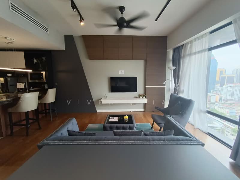 Service Residence for Sale at Anggun Residences - Viven Chia - Living Room - PropertyGuru.com.my