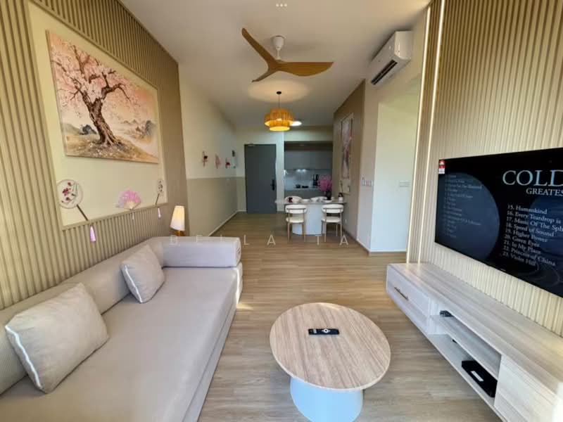 Service Residence for Sale at Santai @ Eco Spring - Bella Tan - Living Room - PropertyGuru.com.my