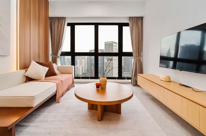 Servis Apartment untuk Dijual di Monterra Johor Bahru - Bella Tan - Living Room - PropertyGuru.com.my