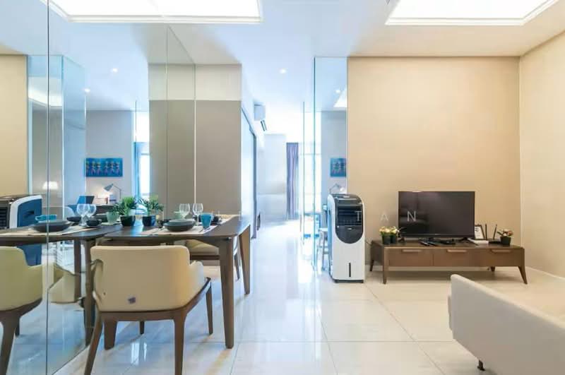 Service Residence for Sale at Dorsett Residences Sri Hartamas - Michelle Tan - Living Room - PropertyGuru.com.my