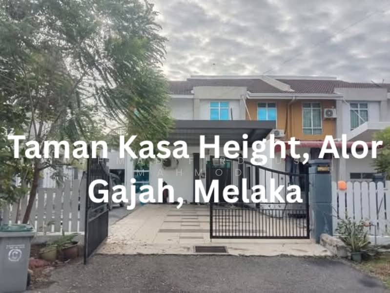 Rumah Kluster untuk Dijual di Taman Kasa Heights (Alor Gajah) - Ahmad Firdaus Mahmod - Exterior - PropertyGuru.com.my