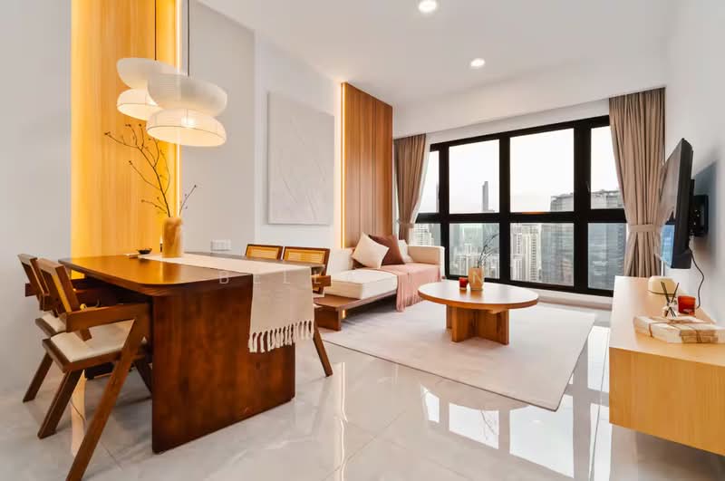Servis Apartment untuk Dijual di Monterra Johor Bahru - Bella Tan - Living Room - PropertyGuru.com.my