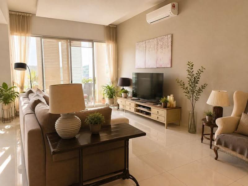 Kondominium untuk Dijual di The View @ Serai Saujana - Jc Lee - Living Room - PropertyGuru.com.my