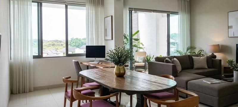 Kondominium untuk Dijual di The View @ Serai Saujana - Jc Lee - Living Room - PropertyGuru.com.my