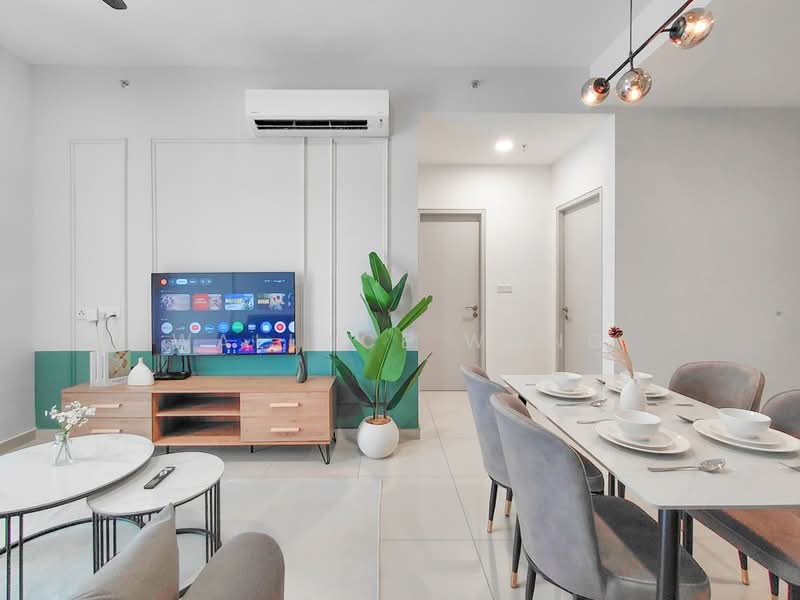 Servis Apartment untuk Disewa di BeCentral @ i-City - Wallace Wong - Living Room - PropertyGuru.com.my
