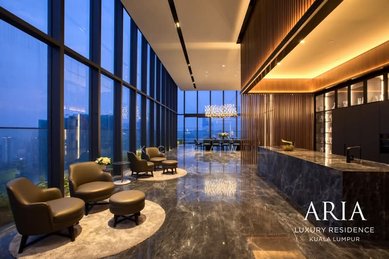 Servis Apartment untuk Disewa di Aria - KC KAW - Living Room - PropertyGuru.com.my
