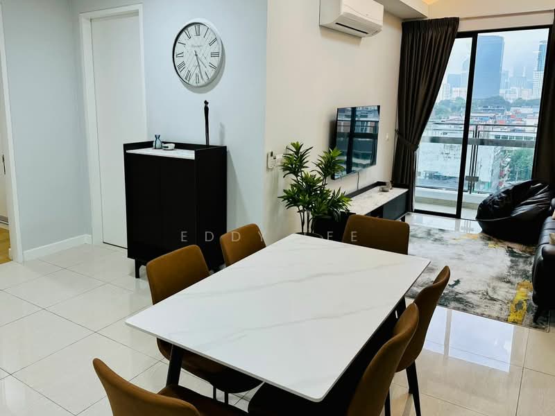 Servis Apartment untuk Disewa di The Sentral Suites - Eddy Lee - Living Room - PropertyGuru.com.my