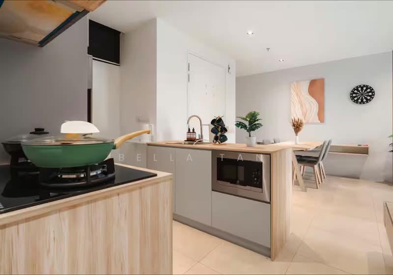 Servis Apartment untuk Dijual di The Straits View DUO - Bella Tan - Kitchen - PropertyGuru.com.my