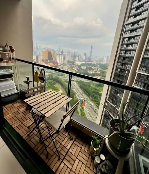 Service Residence for Rent at Duta Park Residences - Angel Lim - Balcony - PropertyGuru.com.my