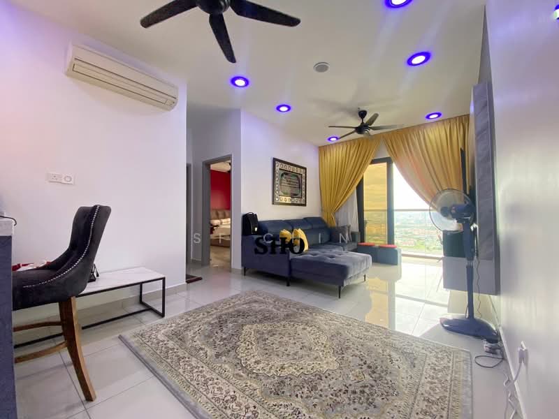 Servis Apartment untuk Dijual di Ten Kinrara - SF Chin - Living Room - PropertyGuru.com.my