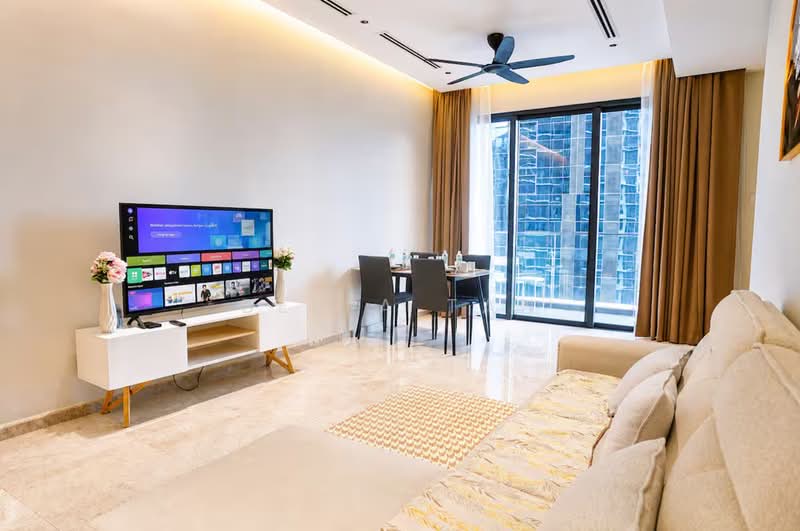 Pangsapuri untuk Dijual di Sky Curve - Bella Tan - Living Room - PropertyGuru.com.my