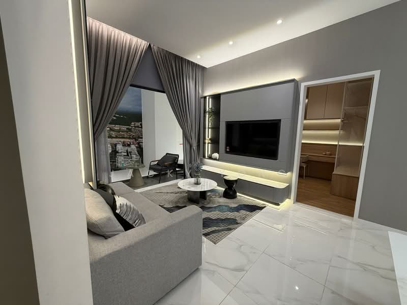 Service Residence for Sale at The WYN Residences - Jacky Yong - Living Room - PropertyGuru.com.my