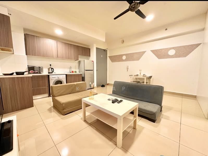 Servis Apartment untuk Disewa di HYVE - KK Yap - Living Room - PropertyGuru.com.my