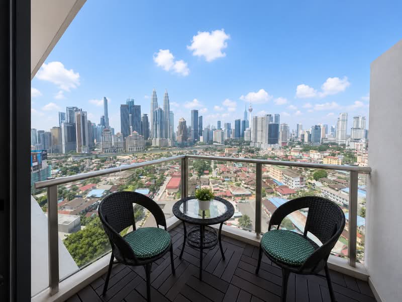 Service Residence for Rent at Setia SKY Residences - Joyce Ong - Balcony - PropertyGuru.com.my