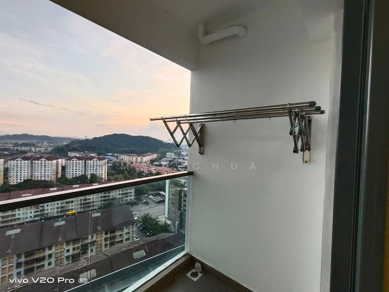 Servis Apartment untuk Disewa di Symphony Tower (Menara Simfoni) - Max Chua - Balcony - PropertyGuru.com.my