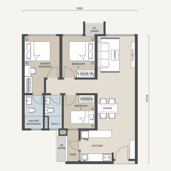 Service Residence for Sale at Alora Residences @ Avenue 25 Subang Jaya - Evans Ee - PropertyGuru.com.my